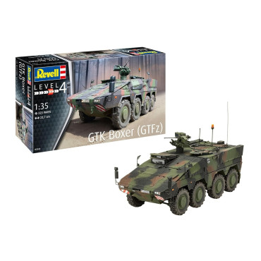 KIT PARA MONTAR REVELL GTK BOXER GTFZ 1/35 223 PEÇAS REV 03343